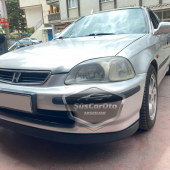 Honda Civic İES EK 1996-2000 Uyumlu Üniversal Astra H lip Esnek Ön Lip 2 Parça Tampon Altı Dil Karlık Ön Ek - 2