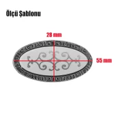 Seçil Düğme Kulp Çekmece Dolap Dolabı Kapak Kulpu Kulpları Kulbu Metal Siyah Gold Mobilya Mutfak thumbnail 2