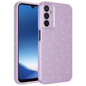 Samsung Galaxy A24 Kılıf Simli Silikon Lüks Kapak thumbnail 5