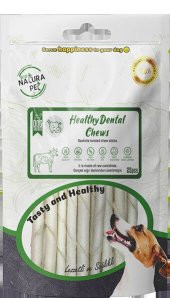 Eco Natura Pet Healty Dental Chews Beyaz Burgu Kemik 13Cm 25Li 150Gr - 5