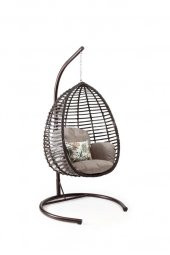 Çiftçiburada Rattan Salıncak Tekli Kahve - 1