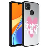 Xiaomi Redmi 9C Kılıf Aynalı Desenli Kamera Korumalı Parlak Mirror Kapak - 3