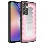 Samsung Galaxy A54 Kılıf Aynalı Desenli Kamera Korumalı Parlak Mirror Kapak - 1
