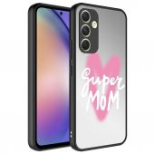 Samsung Galaxy A54 Kılıf Aynalı Desenli Kamera Korumalı Parlak Mirror Kapak - 3
