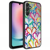 Samsung Galaxy A54 Kılıf Aynalı Desenli Kamera Korumalı Parlak Mirror Kapak - 9