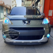 Peugeot Partner Tepee 2008-2018 Uyumlu Üniversal Astra H lip Esnek Ön Lip 2 Parça Tampon Altı Dil Karlık Ön Ek - 2