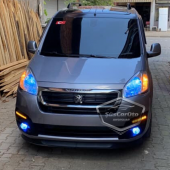 Peugeot Partner Tepee 2008-2018 Uyumlu Üniversal Astra H lip Esnek Ön Lip 2 Parça Tampon Altı Dil Karlık Ön Ek - 3