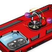 Xiaomi Redmi 12C Kılıf Yüzüklü Zırh Tank Vega - 4