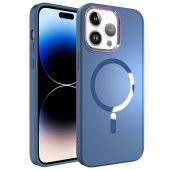 Apple iPhone 14 Pro için Magsafe ile uyumlu Kılıf Wireless Şarj Özellikli Stil Kapak - 7