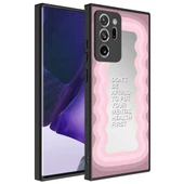 Samsung Galaxy Note 20 Ultra Kılıf Aynalı Desenli Kamera Korumalı Parlak Mirror Kapak - 9
