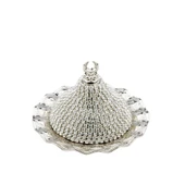 Lokumluk Kahve Yanı Çikolatalık Drajelik Dekoratif Hediyelik Sade Taş Kubbeli Lokumluk No: 2 Beyaz - 2