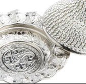 Lokumluk Kahve Yanı Çikolatalık Drajelik Dekoratif Hediyelik Sade Taş Kubbeli Lokumluk No: 2 Beyaz - 3