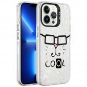Apple iPhone 13 Pro Kılıf Mermer Desenli Marbello Kapak - 6