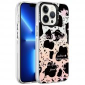 Apple iPhone 13 Pro Kılıf Mermer Desenli Marbello Kapak - 7
