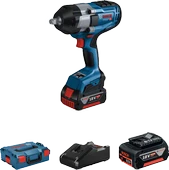Bosch Professional GDS 18V-1000 (2 x 5.0 Ah; L-Boxx) Akülü Darbeli Somun Sıkma Makinesi - 1