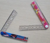 Cetvel Set 2 li Hot Wheels katlanır şekilli cetvel, Winx Club katlanır şekilli cetvel - 1