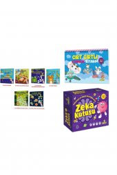 Yükselen Zeka 2-4 Yaş Dev Set 6 Kitap Yaz-sil, Cırt Cırtlı Etkinlikler Ve Zeka Kutusu - 1