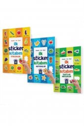 Yükselen Zeka Ilk Sticker Kitabım 2-4 Yaş  Yapıştır-çiz-boya (taşıtlar-hayvanlar-yiyecekler) - 1
