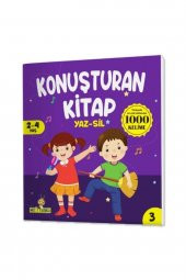 Konuşturan Kitap Serisi (türkçede En Çok Kullanılan 1000 Kelime) (2-4 Yaş) Yaz-sil Kitaplar - 4