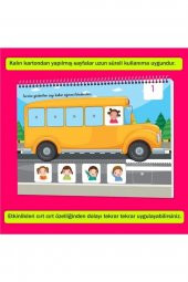 Yükselen Zeka Konuşmayı Ve Dikkati Geliştiren Cırt Cırtlı Etkinlik Kitabım 2-4 Yaş Mucit Karınca - 4