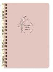 Keskin Color 17x24 2023 2024 Akademik Ajanda Spiralli Pudra - 1