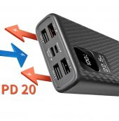 Joko A29Q 22.5W-15W Usb 20W Type-C PD 20.000 mAh  Powerbank - 6