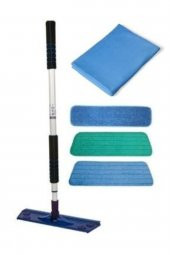 Mikrofiber Cam Bezli Teleskopik Mop 3lü Set Set Mss123mop31 - 1