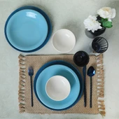 Keramika Blue Mix Yemek Takımı 18 Parça 6 Kişilik 031-413-420 - 5