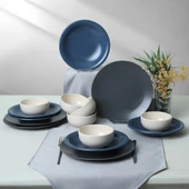 Keramika River Mix Yemek Takımı 18 Parça 6 Kişilik 399-950-959 - 1