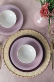 Keramika Purple Mix Yemek Takımı 18 Parça 6 Kişilik 031-451-498 thumbnail 2