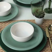 Keramika Green Mix Yemek Takımı 18 Parça 6 Kişilik 031-303-308 - 8