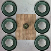 Keramika Green Mix Yemek Takımı 18 Parça 6 Kişilik 031-303-308 - 2