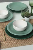 Keramika Green Mix Yemek Takımı 18 Parça 6 Kişilik 031-303-308 thumbnail 4