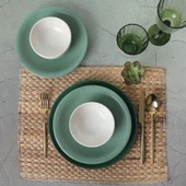 Keramika Green Mix Yemek Takımı 18 Parça 6 Kişilik 031-303-308 - 10