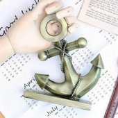 Vintage Metal Çapa Biblo Antik Bronz 16 cm thumbnail 5