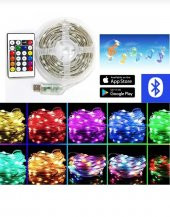 10 Metre Rgb Led Sese ve Müziğe Duyarlı Bluetooth Özellikli Tak Çalıştır Set - 2