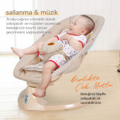 Huggy Pie Yenidoğandana Uygun Otomatik Sallanabilir Kumandalı Müzikli Ana Kucağı - 6