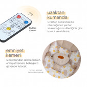 Huggy Pie Yenidoğandana Uygun Otomatik Sallanabilir Kumandalı Müzikli Ana Kucağı - 10