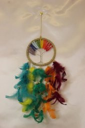 Hayat Ağacı Tasarımlı Dream Catcher Düş Kapanı - 3