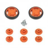 50x11mm Geçmeli Tekerlek Seti Kırmızı - 1