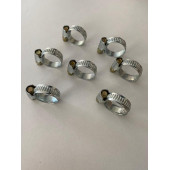 Forsage Vidalı Metal Hortum Kelepçe 16-27MM  ( 100 Adet) - 2