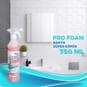 OXFOPRO PROFOAM, ARMATÜRLER VE BANYO İÇİN HAFİF ASİDİK KİREÇ ÇÖZÜCÜ TEMİZLEME KÖPÜĞÜ 750 ML - 3