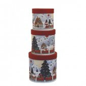 Yılbaşı Noel Hediye Kutusu 3 lü Set - 1