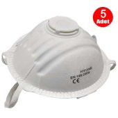 Tm Ffp2 Ventilli Toz Maskesi - 5 Adet - 1