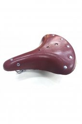 Bisiklet Sele Kösele Inn Kahverengi Krom Yaylı Retro - 2