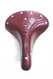 Bisiklet Sele Kösele Inn Kahverengi Krom Yaylı Retro - 3