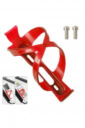 BİSİKLET ÇAMURLUK SULUK KAFES ZİL 3 LÜ AKSESUAR SETİ KIRMIZI BY İNAN - 2