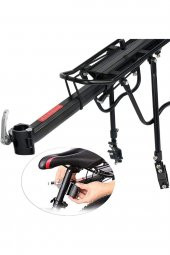 Bisiklet Arka Port Bagaj Alüminyum Ergonomik Tasarım Ayarlanabilir Bagaj Sport View Montaj Seti - 2