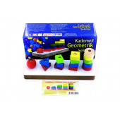 Kademeli Geometrik Şekiller ahşaptan çocuk geliştirici oyun - 3