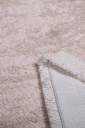Bonny Home Nova Vizon 80x150 cm Pamuk Kaymaz Taban Peluş Banyo Paspası Büyük Püsküllü Banyo Halısı - 2